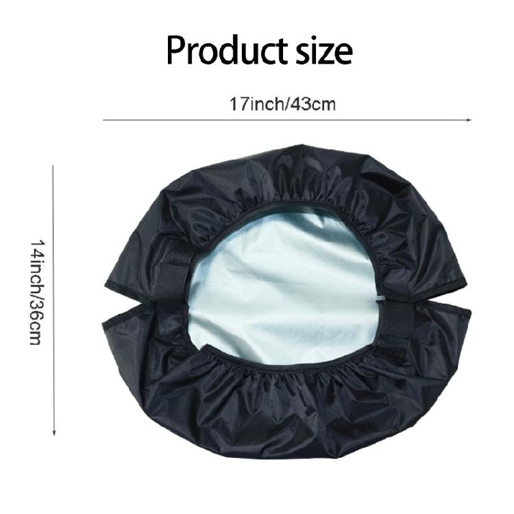 Simple To Use Horse Feed Bucket Protective Cover 210D Oxford Fabric Ensures Protections Against Dirts For Equestrians