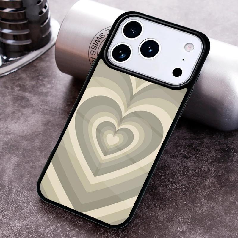 Love Pattern Art Phone Case for iPhone 17 16 15 Pro Max Air 14 13 12 11 Plus Shockproof Capa Cover