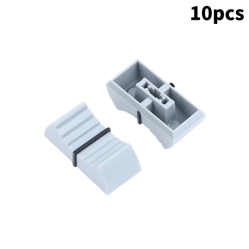 10 Stück 1x8 2x4mm Mixer Elektronische Tastatur Schiebepotentiometer Kunststoffkappe Fader-Kappe Knopf Druckknopf Buchse Druckkappe
