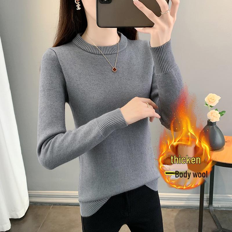 2025 Women's Plus Size Velvet Sweater: Cozy, Thick, Slimming Autumn/Winter Top
