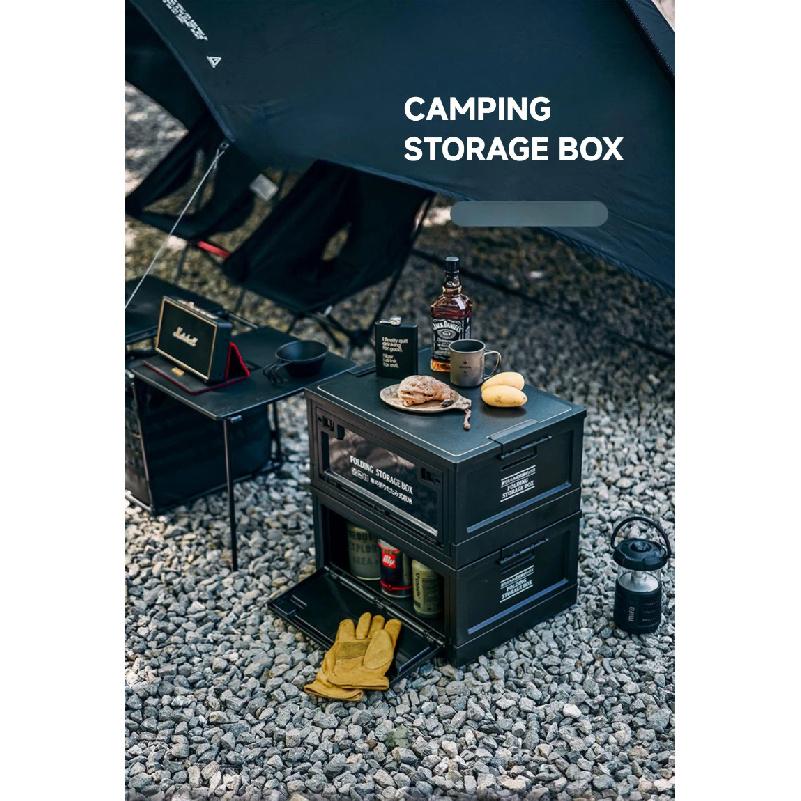 WESTTUNE Outdoor Storage Box 20L 30L 45L 55L Large Capacity Collapsible Storage Bin Portable Camping Car Picnic Travel Container