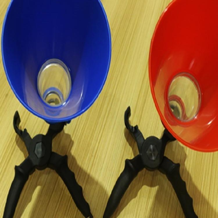 Engine Refueling Funnel with Adjustable Width Holdings Clamps Oil Filling Funnel