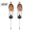 Halloween Party Supplies 2Pcs Solar Skeleton Yard Stake, LED Garden Lights, Waterproof Wireless Stakes Realistic Skull Figurines for Outdoor