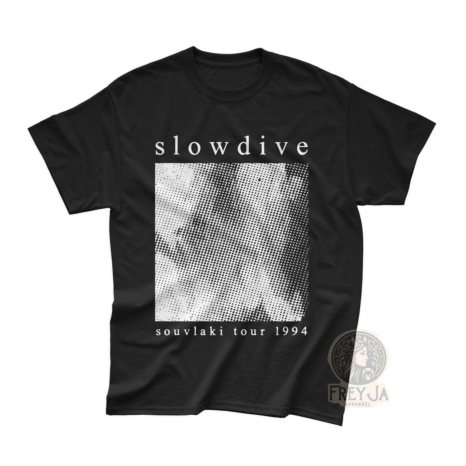Slowdive Exclusive T-Shirt - Unisex Indie Music Band Merch - Printed Music Tour Shirt - Music Apparel Gift - Souvlaki Album M