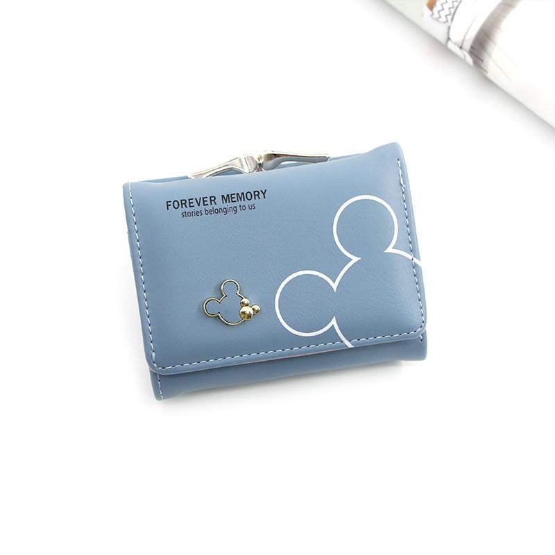 Mickey Mouse Girls Wallet With Pu Leather Material And Cartoon Print For Daily Use
