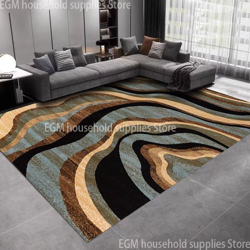 Ins Nordic Abstract Geometric Large Carpets For Living Room Home Room Decoration Plush Lounge Rug Cloakroom Floor Mats Antiskid