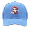 Cute Kitten Driving Red Car Heart Rose Crown Sandwich Baseball Cap Unisex Women Sun Cap Outdoor Workouts Hat