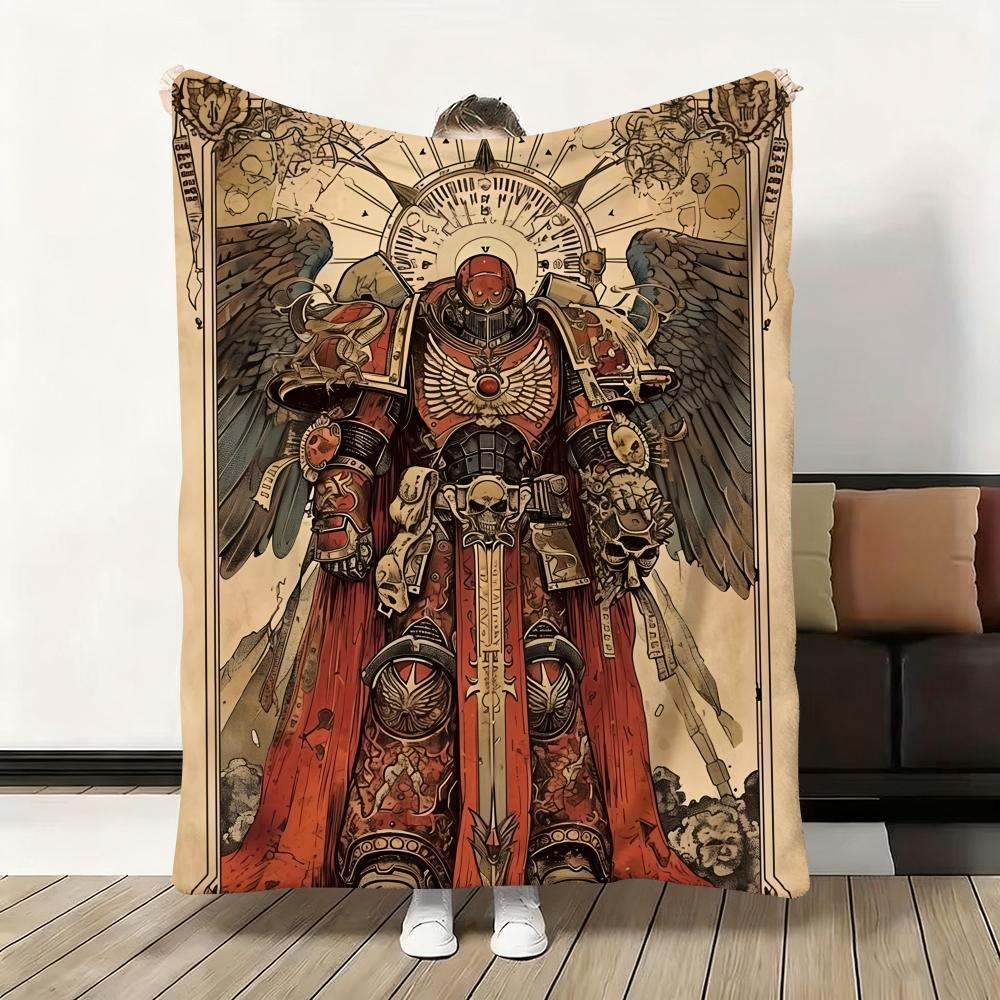 Throw Flannel Fluffy Soft Blanket Warm Skin-Friendly Throw for Sofa Bed Office Nap Winter Game T-Total War W-WARHAMMER