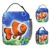 Frutiger Aero Aesthetic Lunch Bag Funny Lunch Box Outdoor Picnic Portable Tote Handbags For Child Oxford Print Cooler Bag