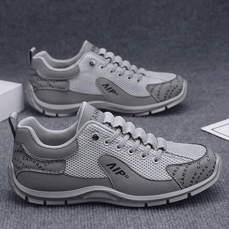 Spring fashion mesh sneakers breathable casual shoes lightweight running shoes men s board shoes Forrest Gump shoes 39