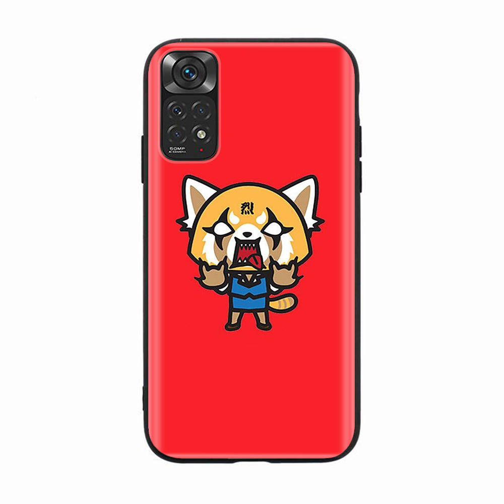 

Чехол H-23 Aggretsuko Black Sofe для iPhone 16 15 Plus 14 13 Mini 12 11 Pro 8 6 6S SE 5 XR XS Max Realme C30 C33 C32 9I VIVO V29 V27 V23 Y36 iPhone 16 Plus арлекин