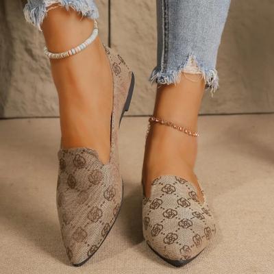 Damenschuhe 2024 Neu Frühling Sommer Damen Ballerinas Damen Flache Schuhe Frau Ballerinas Schwarz Freizeitschuhe Damen Slipper