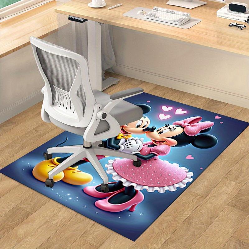 1pc. Cute Mickey & Minnie Mouse Love Heart Home Office Chair Rug Outdoor Carpet Giftz041124