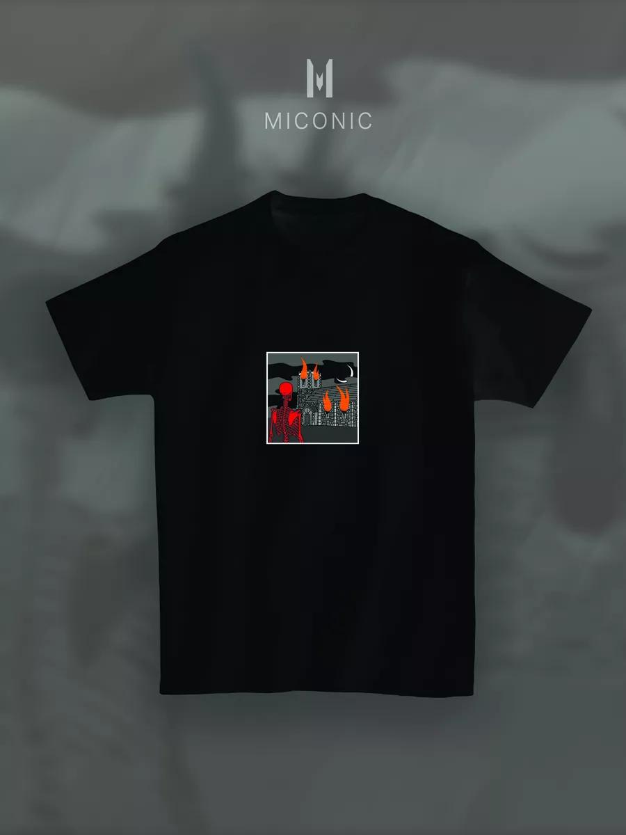 

Y2K grunge print T-shirt M