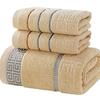 Ten thousand grid pure cotton towel solid color broken file is not easy to lose hair household absorbent face towel bath