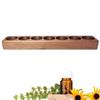 Wooden Essential Oil Display Stand 7 Holes Essential Oils Holder  Polish Case