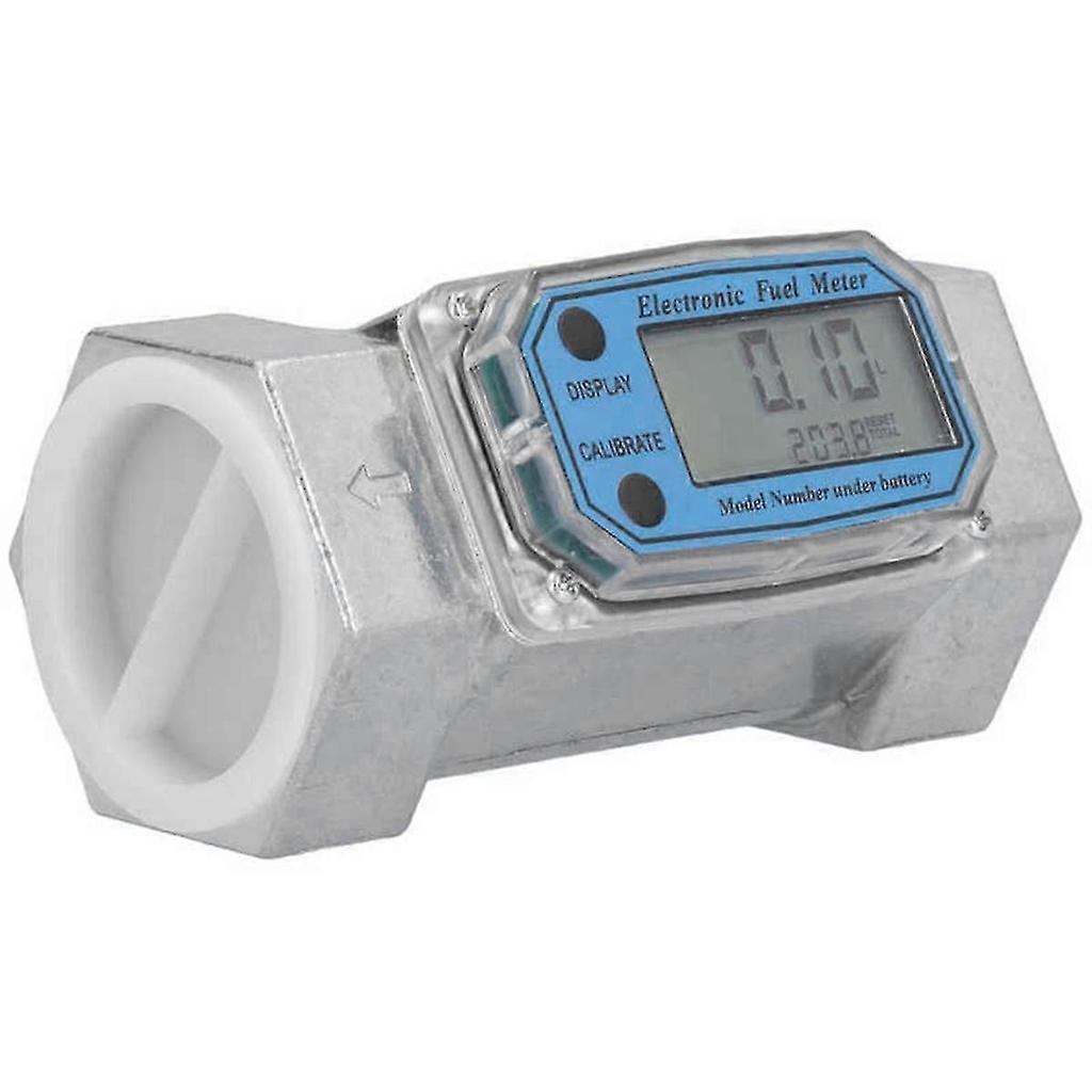 2in Turbine Flow Meter Electronic Digital Fuel Liquid Water Gas Oil Flowmeter for Industrial Automation