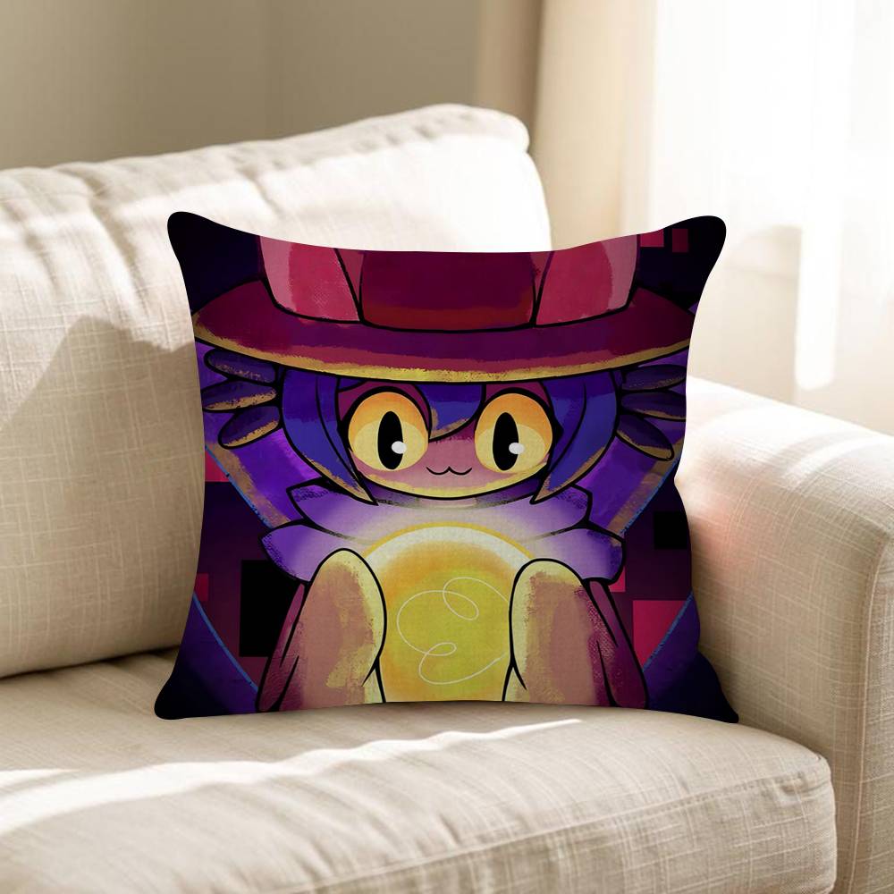 

OOneshot Niko Pillow Gift Home Office Decoration Bedroom Sofa Car Cushion Cover Case 45x45 30x30 cm