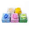 Single Layer Jewelry Box For Soap Flowers Rings Earrings Pendants Necklaces Elegant Storage Organizer Perfect For Gifting And Home Decor