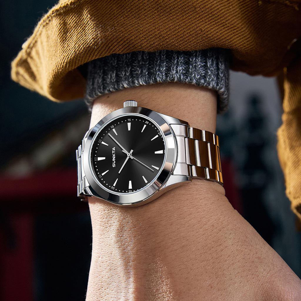 SUNKTA Top Luxury Watches Women LIGE Fashion Quartz Wristwatches 30M Waterproof Steel Strap Casual Ladies Watch Gifts Reloj