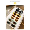 New Egg-shaped Sunglasses Children's Glasses Sunglasses Gradually Change Color Baby Sunglasses