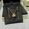 New Hot Brand Vintage Diamond Necklace For Women Luxury Jewelry Mini Flowers Designer Pendant Pure 925 Silver Chain Necklaces