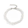 Retro Trendy Pearl Tassel Necklace with Diamond Inlaid Teardrop Gem for Women