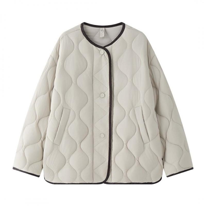 Womens Oversized Winter Duck Down Coat 95% Fill Power Warm Loose Fit Casual Jacket No Hood