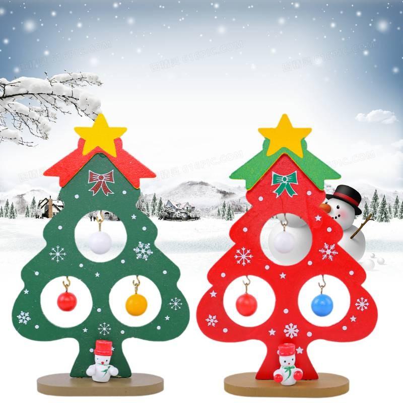 Unique Wooden Christmas Tree Decoration For Kids Diy Crafting Fun And Holiday Gift Giving
