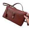 Genuine Leather Lunch Tote Bag Retro Vintage Handbag Daily Shoulder Women