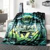 The Incredible Hulk Smashing Through A Wall With Debris Flying Around Lightweight Customizable Blanket Customize Your Name Warmthful Decor For Sofa