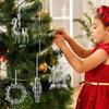 Acrylic Acrylic Christmas Pendants Clear Simulation Transparent Crystal Christmas Ornaments Hanging Pendant