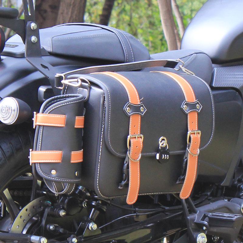 Zongshen Cyclone RA250 Crash Bar, Gear Lever, Backrest Rack, and Side Bag Modification Parts