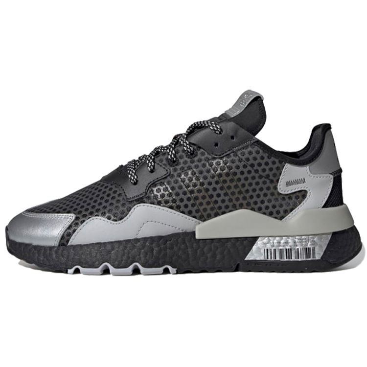 

Кроссовки унисекс adidas Nite Jogger Bar Code Graphic Black Core-Black Silver-Metalic EF5407