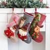 Santa Claus Xmas Sock Candy Bag Elk Snowman Xmas Sock Haning Pendant Door/Fireplace