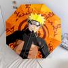 Naruto Uzumaki Muster, automatischer Klappschirm, tragbares und faltbares Design, 8 Schirmstäbe, ein Weihnachts- oder Geburtstagsgeschenk.