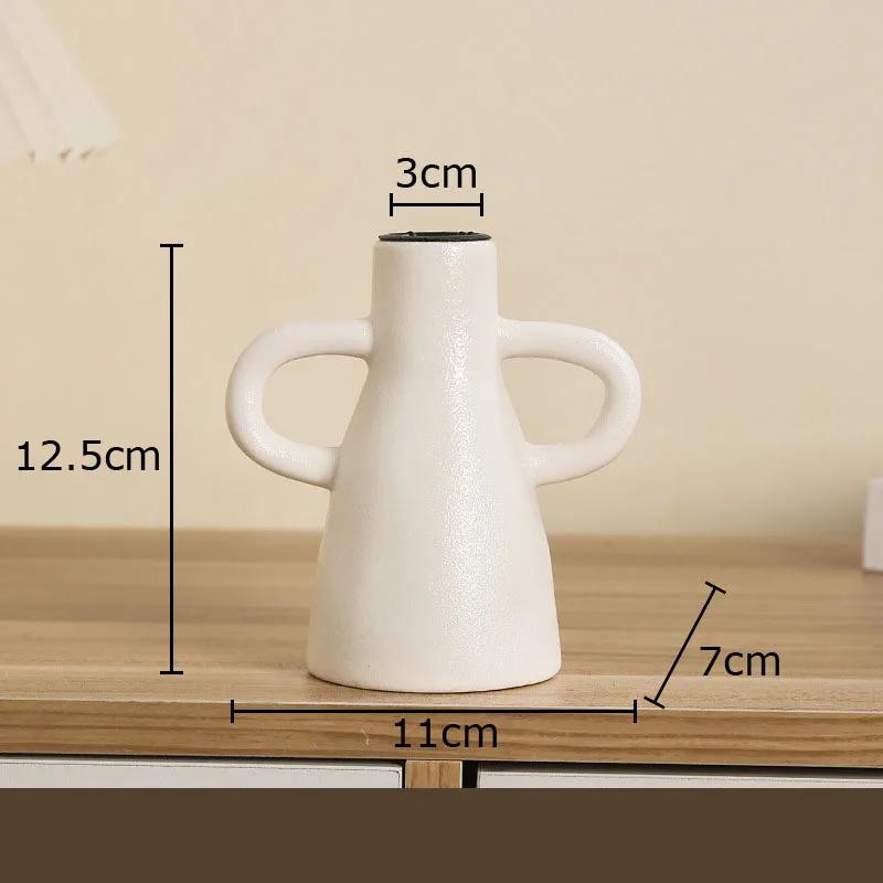 Minimalist Design Ceramic Candle Holder Romantic Candlestick Desk Decoration Wax Melt Burner Creative Home Candle Holders