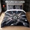 Manchester United Design Bed Bedding Set 1 Duvet Cover + 2 Pillowcases Soft Breathable Household Bed Linens