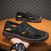 Fashion Stylish Trendy Mens Sport Sandals Quick-Dry Webbing Flats Outdoor Adventure Beach Shoes Comfortable Summer Walking Shoes Sandals