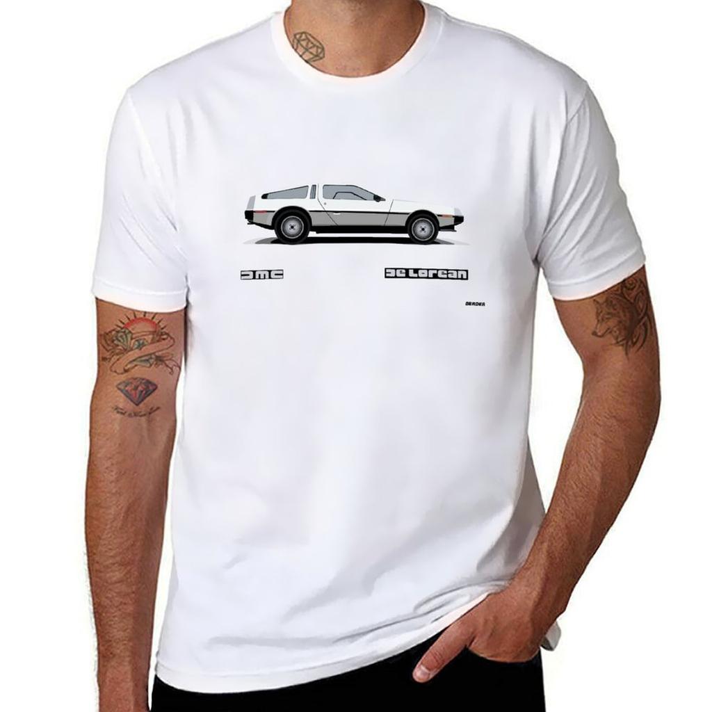 Dmc12 Delorean Tshirt Classic Graphic Short Sleeve Top