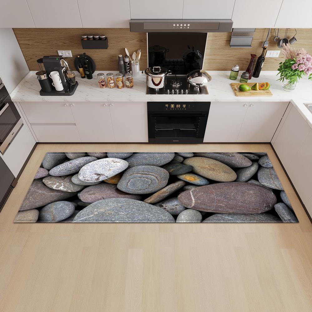Kitchen Mat Entrance Door Mat Living Room Bedroom Long Carpet Corridor Non-slip Floor Children's Carpet