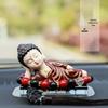 Maitreya Buddha Car Ornament: Creative Center Console Decoration for Safety and Style.