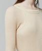 Lady Volume Cutting Halter Slim Knit Dress_Beige