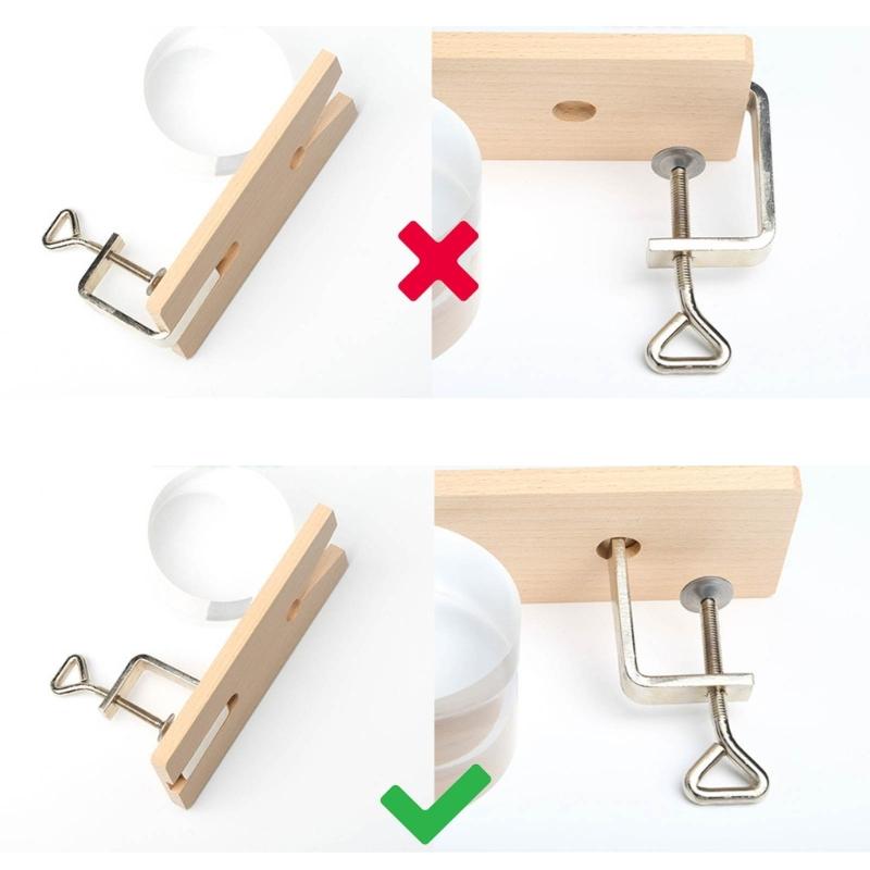 Jewellers Bench Pin Clamp Wooden Clamp Jewellery Making Vice Wood Workbench Jewellers Manufacturing Processing Tool