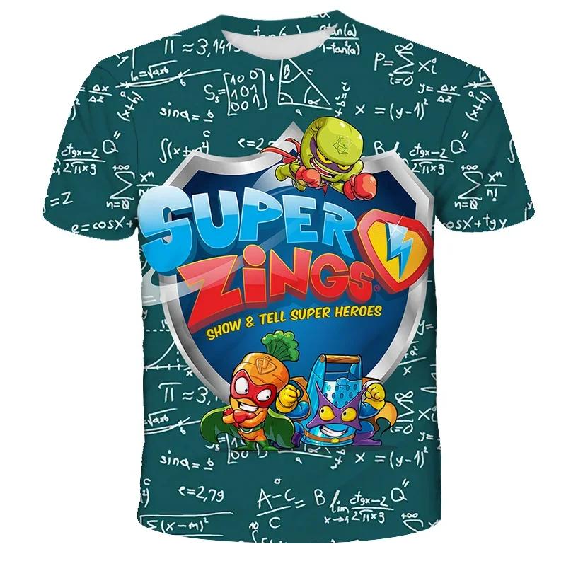 Kids Summer New Casual Funny Cartoon Game 3D Print O-neck T-shirts 3-13 Years Boys Girls Outfits Tops Children Clothes