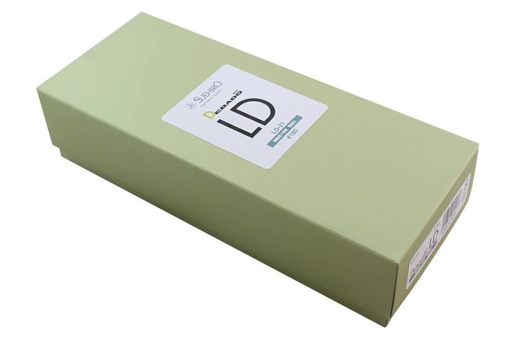 Suehiro Devado Coarse Sharpening Stone with Rubber x x #180 Base, 8.1 2.9 1.1 inches, LD-21