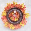 Halloween Decorations Festival Maple Leaf Berry Wreath Thanksgiving Fall Garland Front Door Hanging Ornaments Halloween Decor