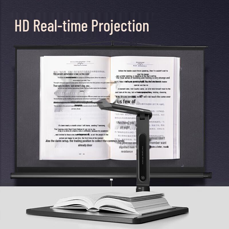 Deli 16MP A4 High-Speed Document Camera Scanner CN Plug (adapter Included)