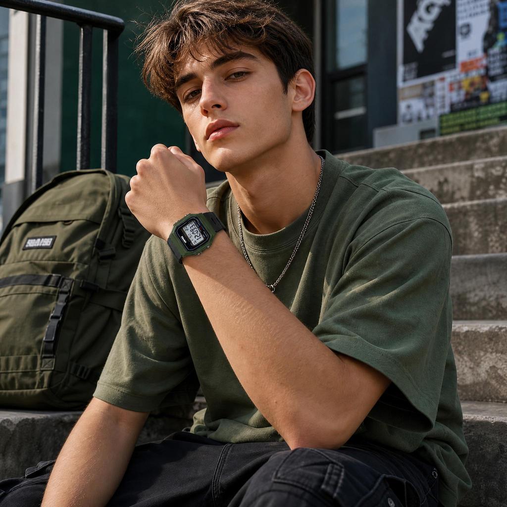 Reloj Digital Unisex SKMEI Cronógrafo Luz de Fondo LED Escolar 1412
