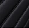 Fundas de Asiento Universales para Coche de 5 Plazas Deluxe Cuero Resistente al Desgaste Cojín Funda Completa Negra Almohada Lumbar+reposacabezas